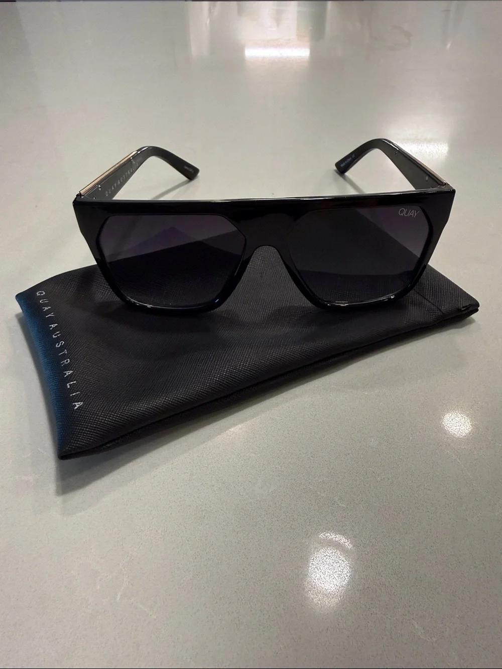 Quay x Jaclyn Hill Very Busy Shield Sunglasses, 45 mm